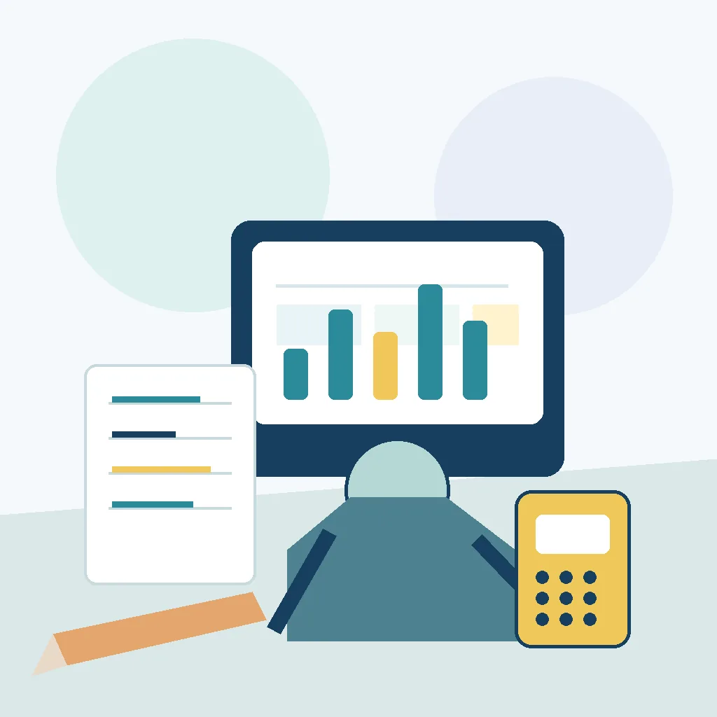 Illustration éditoriale d'un élève comparant des outils de simulation du bac